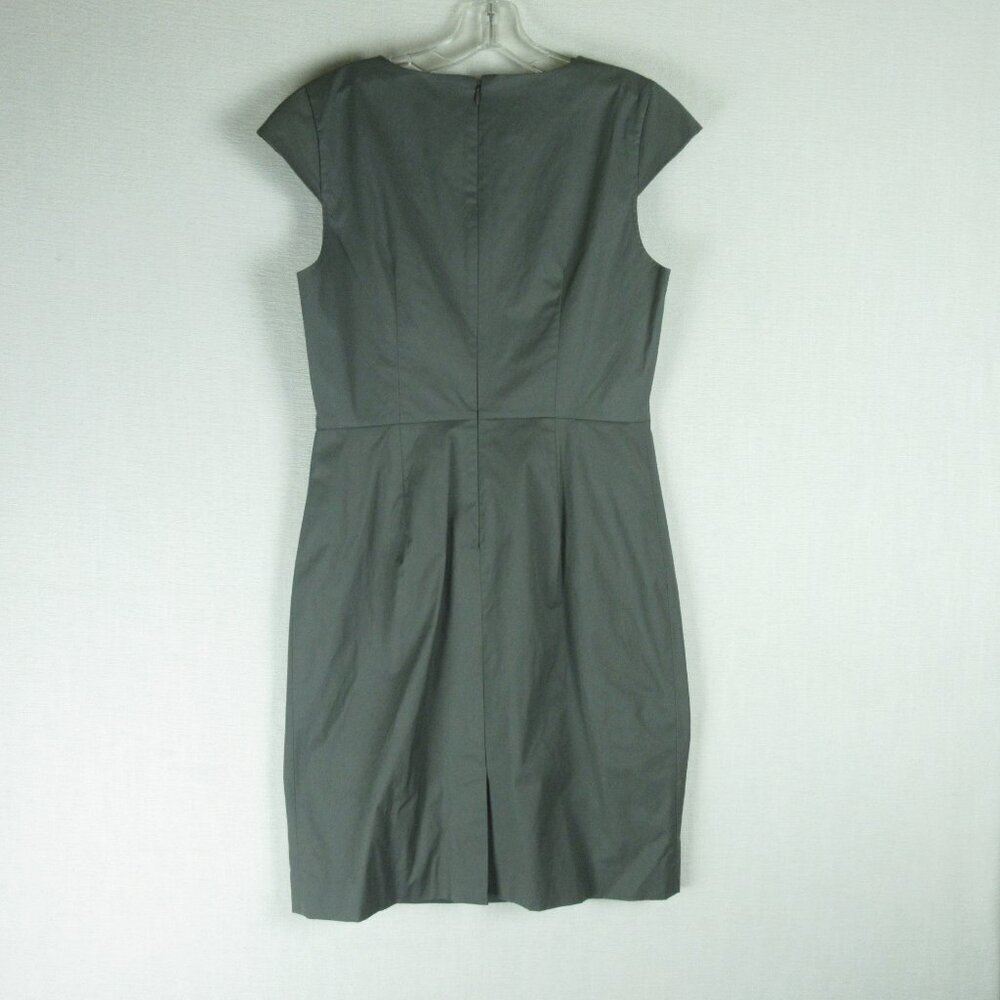 Banana Republic Stretch Sheath Dress Size 6 Business Gray - Picture 2 of 13